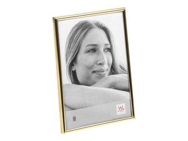 Walther Design WD318G - Metallo - Oro - Cornice per foto singola - 13 x 18 cm - Rettangolare - Germa