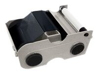 Fargo Electronics Inc. Fargo - 1 - Standardschwarz - Farbbandkassette mit Reinigungswalze - für DTC