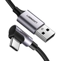 Ugreen 50941 - 0,91 m - USB A - USB C - USB 2.0 - 0,48 Gbit/s - Nero - Argento