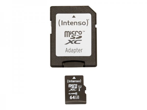 Intenso 3423490 - 64 GB - MicroSDXC - Classe 10 - UHS-I - 90 MB/s - Class 1 (U1)