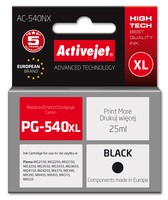 Activejet AC-540NX ink for Canon printer replacement PG-540XL Supreme - Compatibile - Nero