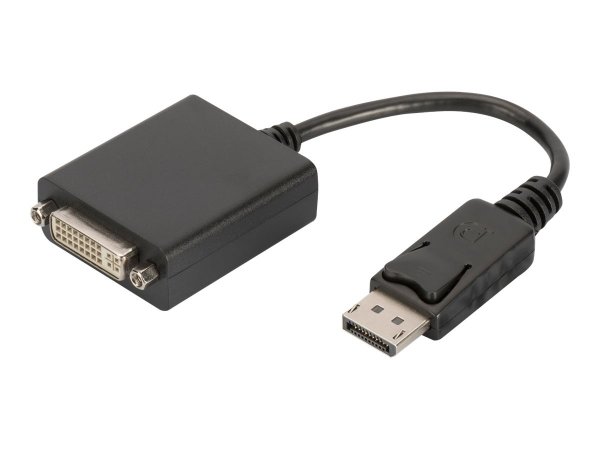 DIGITUS Cavo adattatore DisplayPort - 0,15 m - DisplayPort - DVI-I - Maschio - Femmina - Nichel