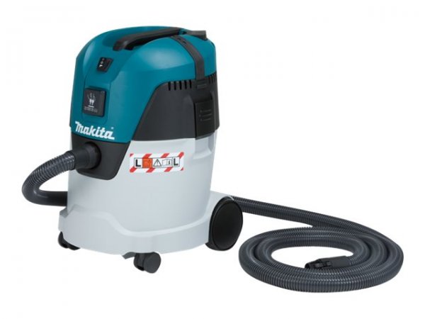 Makita VC2512L - Secco e bagnato - Nero - Blu - Metallico - 25 L - 60 l/s - 21 kPa - 5 m