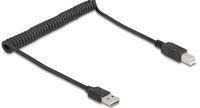 Delock Spiralkabel EASY-USB 2.0 Typ-A Stecker zu USB Typ-B - Cavo - Digitale/dati