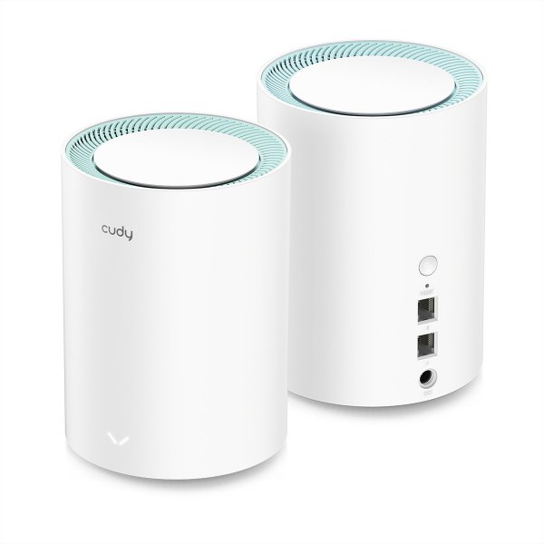 CUDY M1300 AC1200 Wi-Fi Mesh Solution 2er-Pack - Router - WLAN