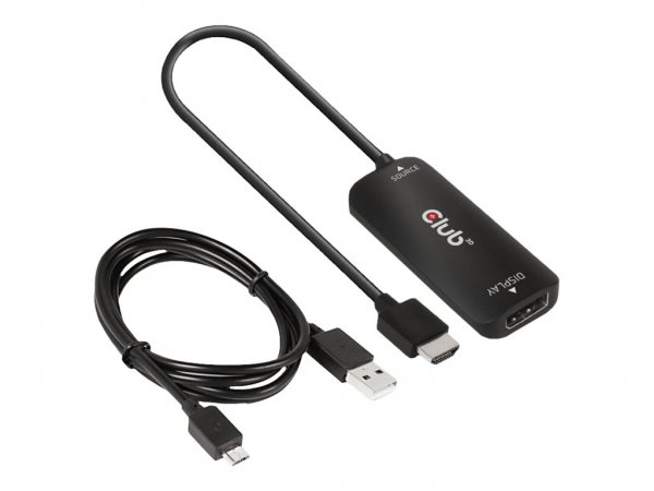 Club 3D CAC-1335 - 1 m - HDMI + USB - DisplayPort - Maschio - Femmina