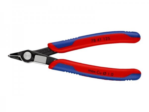 KNIPEX 78 41 125 - Pinze diagonali - Acciaio - Plastica - Blu - Rosso - 125 mm - 57 g