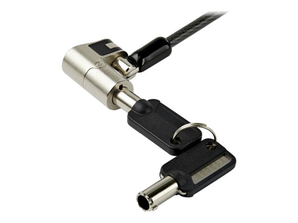 StarTech.com Cavo di sicurezza per laptop con chiave - Per K-Slot - Nano and Wedge Slot - 2m - 2 m -