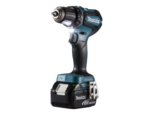 Makita DDF485RTJ - Trapano con impugnatura a pistola - Senza chiave - 1,3 cm - 1900 Giri/min - 3,8 c