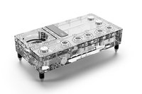 Alphacool Core Distro Plate - Serbatoio - Acrilico - Trasparente - 3-Pin JST + 3-Pin 5V - 1/4" - 3-p
