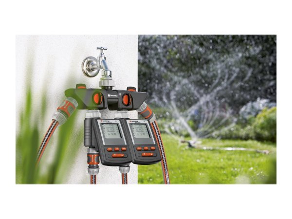 Gardena Wasserverteiler für Gartenschlauch 4-Wege