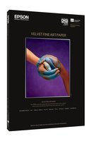 Epson Velvet Fine Art Paper - Stampa inkjet - A3+ (330x483 mm) - 20 fogli - 260 g/m² - 0,96% - 345 m