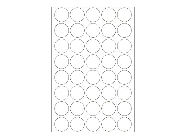 HERMA 2257 - 640 pz - 16 fogli