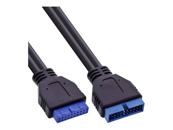 InLine Cavo USB 3.0 interno 19pin maschio / 19pin femmina - prolunga - 0,35m