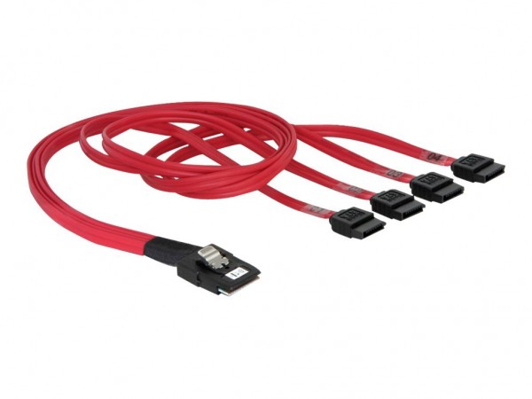Delock Kabel Mini SAS SFF-8087> 4 x Sata - Cavo - Digitale/dati