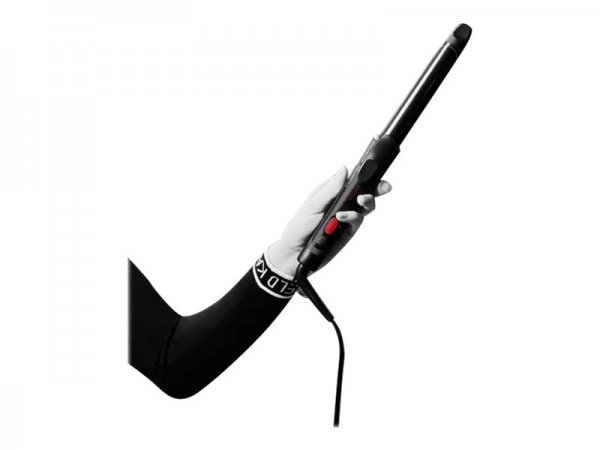 ROWENTA X KARL LAGERFELD CF321L - Ferro per ricci - Caldo - 200 °C - 60 s - Alluminio - Nero - Rosso