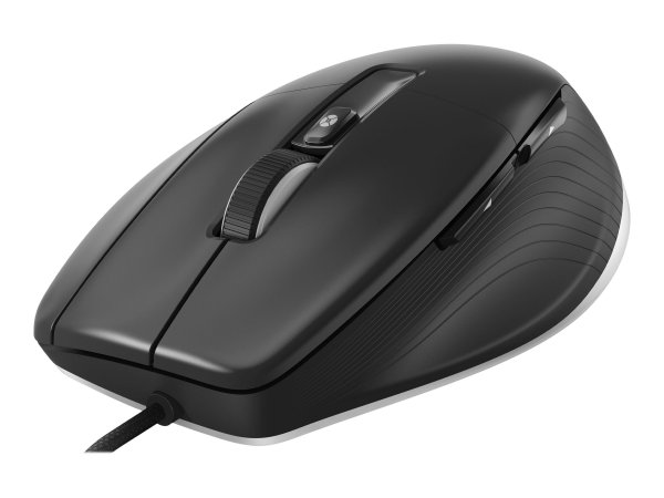 3Dconnexion CadMouse Pro - Mano destra - Ottico - USB tipo A - Nero