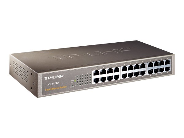 TP-LINK TL-SF1024D - Non gestito - Fast Ethernet (10/100) - Montaggio rack