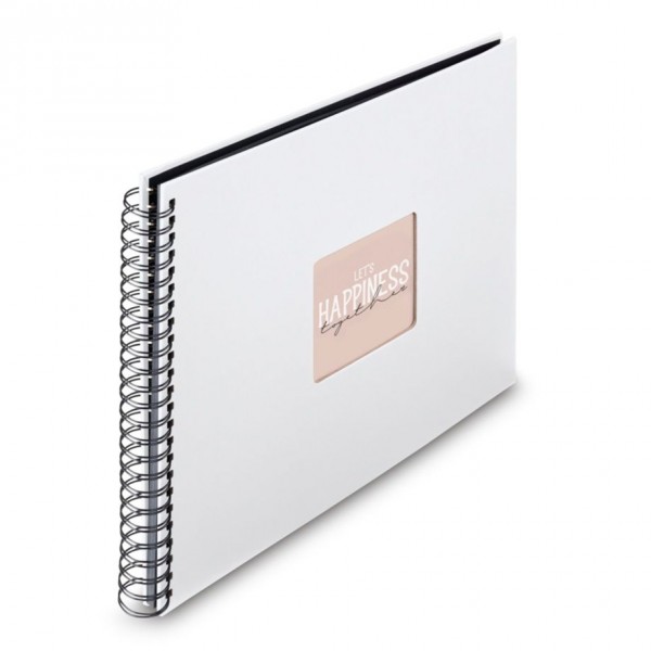 Hama Fine Art Spiral weiß 36x32 50 schwarze Seiten 9847