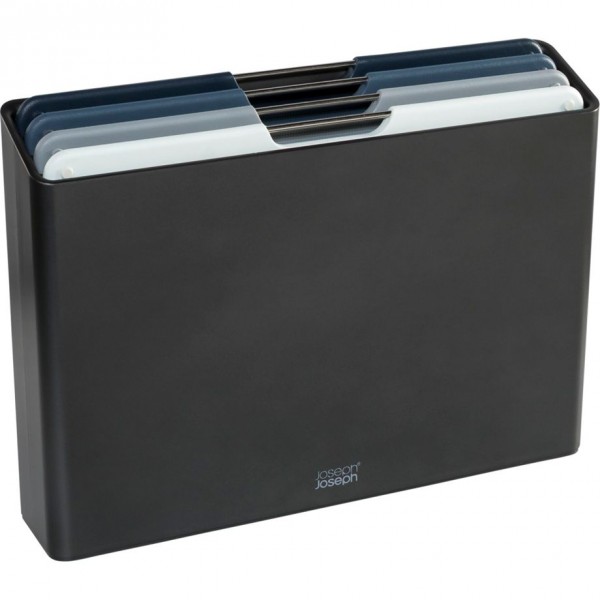 Joseph Joseph Folio grau 4-tlg. Schneidebrett-Set Groß