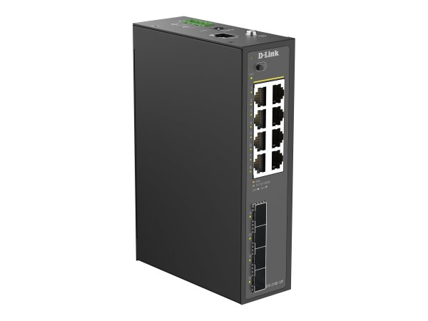 D-Link PoE+ Switch DIS-210G-12P 12 - Interruttore - 1 Gbps