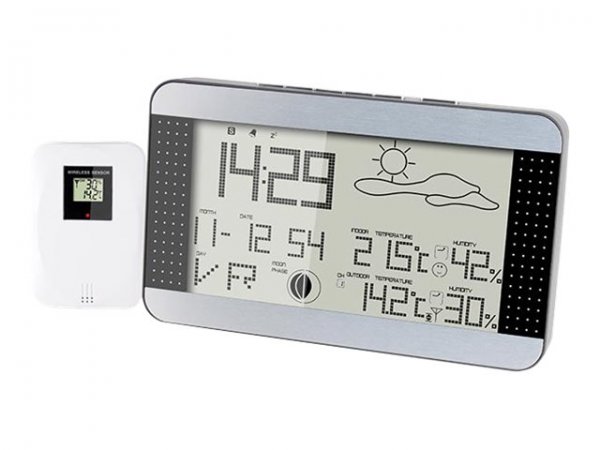 Alecto WS-1700 Wetterstation mit drahtlosem Außensensor
