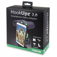 Carson HookUpz 2.0 - Supporto per fotocamera/smartphone per telescopio - 109 mm - 58 mm - 114 mm - 1