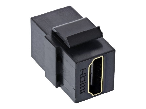 InLine HDMI Keystone Snap-In insert 4K/60Hz - presa HDMI A - nero
