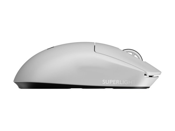 Logitech G PRO X SUPERLIGHT 2 - Mano destra - Ottico - RF Wireless - 32000 DPI - 0,5 ms - Bianco