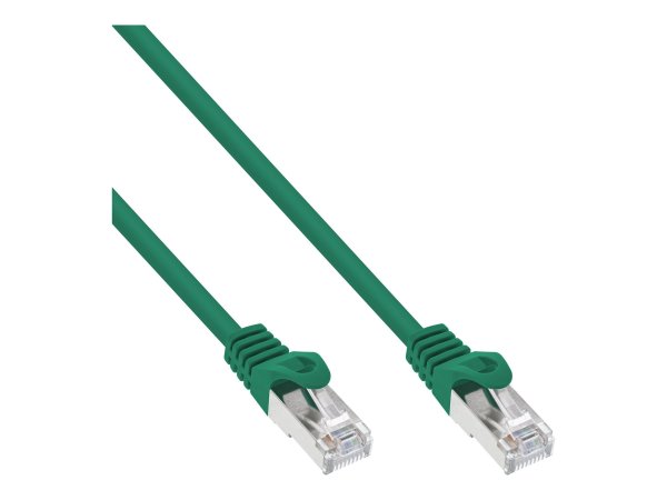 InLine Cavo patch Lan - SF/UTP - Cat.5e - verde - 1m