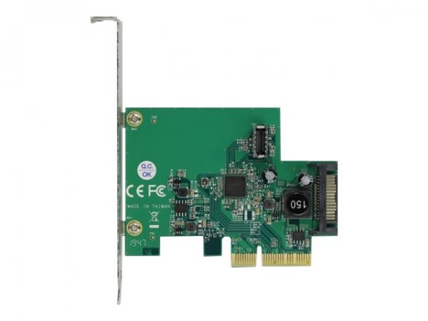 Delock Scheda PCI Express x4 per 1 x interna USB 3.2 Gen 2 Chiave A 20 pin femmina - PCIe - SATA - U