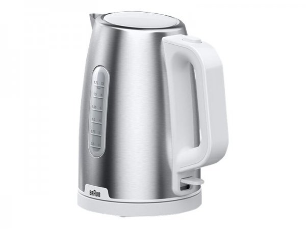 Braun WK 1500 - 1,7 L - 2200 W - Acciaio inossidabile - Bianco - Indicatore del livello dell'acqua -