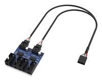 Akasa Interner USB 2.0 Hub-Karte inkl. Kabel - Cavo - Digitale/dati