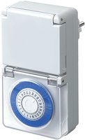 Brennenstuhl MMZ 44 - Timer settimanale - Blu - Bianco - Analogico - Manopola - 15 min - IP44