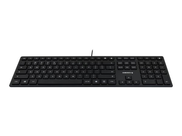 Cherry KC 6000 Slim - Full-size (100%) - Cablato - USB - Nero