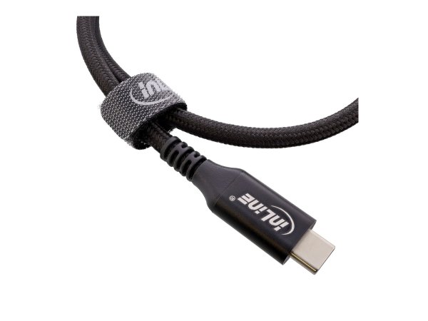 InLine Fascette in hook-and-loop 12x125 mm - confezione da 10 - nero