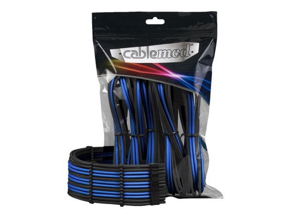 cablemod CM-PCAB-BKIT-NKKB-3PK-R - Nero - Blu - 250 mm - 170 mm - 50 mm - 516 g - Blister