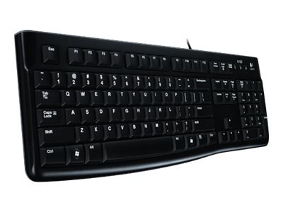 Logitech Keyboard K120 for Business - Full-size (100%) - Cablato - USB - QWERTY - Nero