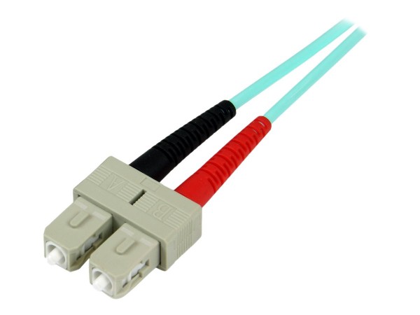 StarTech.com OM3 LWL Patchkabel Multimode-Glasfaserkabel LC auf SC - Cavo - Rete
