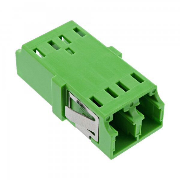 InLine Accoppiatore in fibra ottica duplex LC/LC - monomodale - verde
