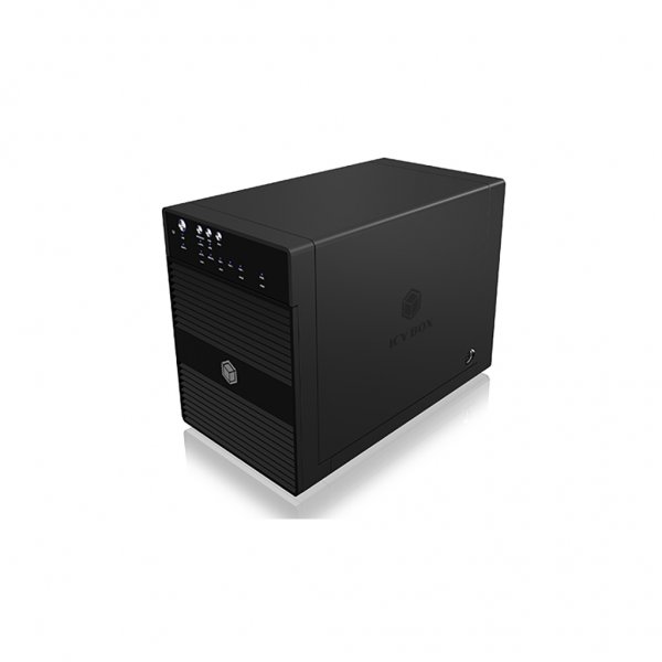 ICY BOX IB-3640SU3 - HDD - SATA - 3.5" - USB 3.2 Gen 1 (3.1 Gen 1) Type-B - Nero - Alluminio - Plast