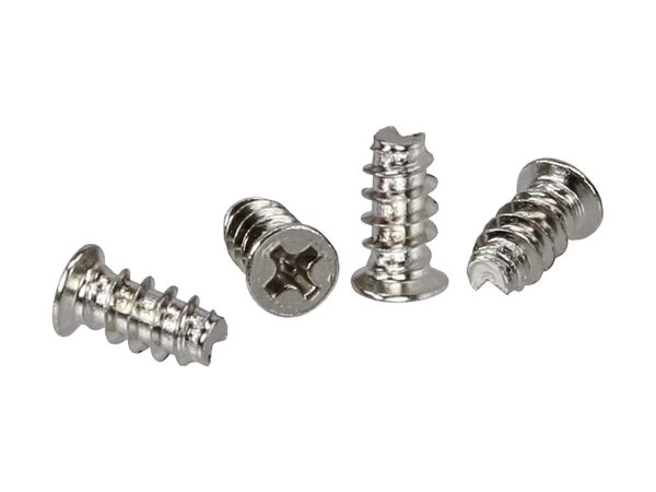 InLine Viti Ventole - 5,0x10,0mm - testa corce svasata - nichelato - 4pz