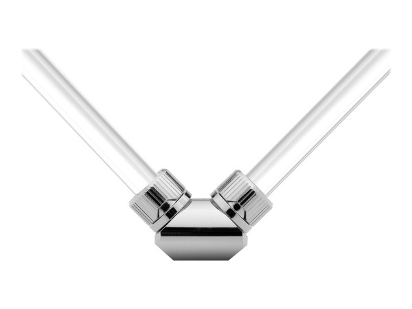 EK Water Blocks 3831109826607 - Kit di montaggio - Ottone - Argento - 1/4" - 90° - 25 mm