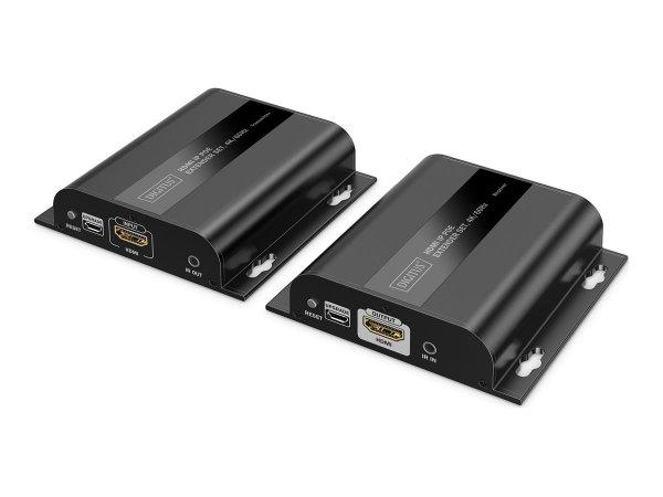 DIGITUS HDMI IP Extender Set 4K/60Hz - Kabel-/Adapterset - Cavo/adattatore - Digitale/display/video