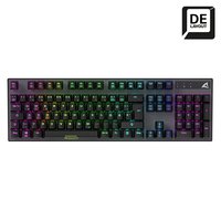 Sharkoon SKILLER SGK20 Brown - Cablato - USB - Interruttore a chiave meccanica - QWERTZ - LED RGB -