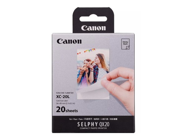Canon Xc-20L Ink/Paper Set 20 Prints - Photo paper - A4