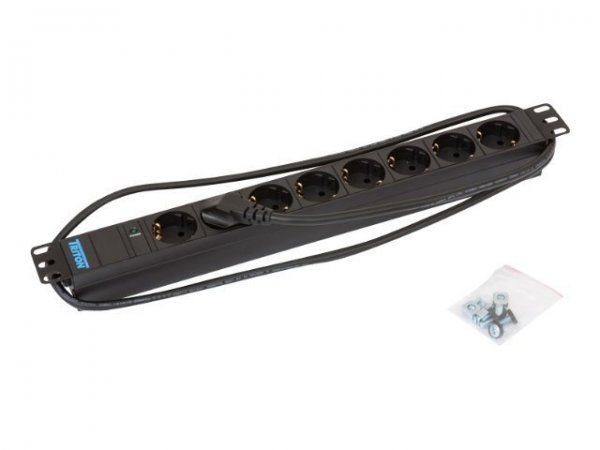 TRITON RAB-PD-X06-A1 - Basic - 1U - Orizzontale/Verticale - Nero - 8 presa(e) AC - Tipo E/F