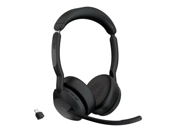 Jabra Evolve2 55 - Wireless - Ufficio - 20 - 20000 Hz - 130 g - Auricolare - Nero