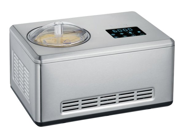 SEVERIN EZ 7406 - Gelatiera compressore - 2 L - 2 ciotole - Acciaio inox - 30 min - LED