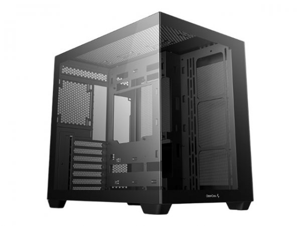 Deepcool Cg530 Midi-Tower PC-Gehäuse schwarz mit Tempered Glass ATX kompatibel - Midi/minitower - AT